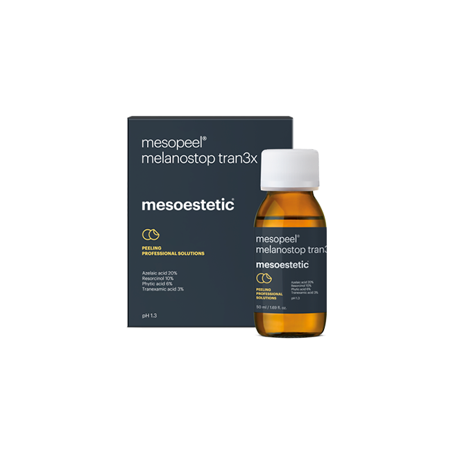 Mesopeel Melanostop tran3x treatment for hyperpigmentation