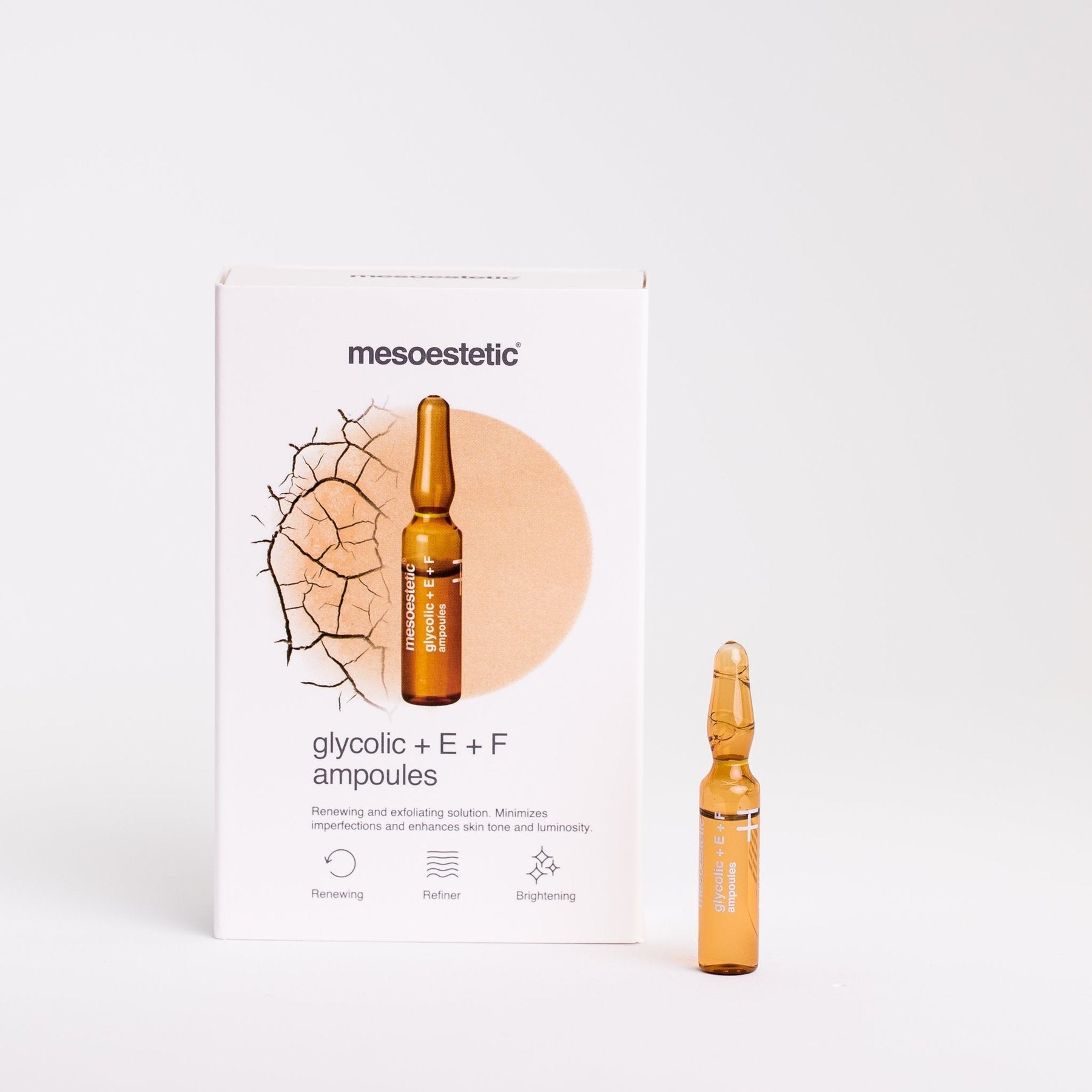 Mesoestetic Glycolic + E +F  topical ampoules
