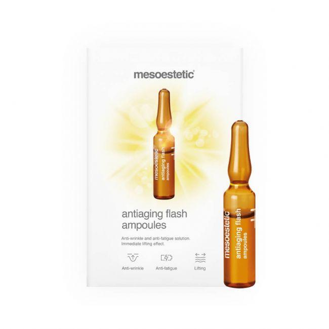 Mesoestetic Flash Radiance Ampoules – Instant Skin Smoothing Solution